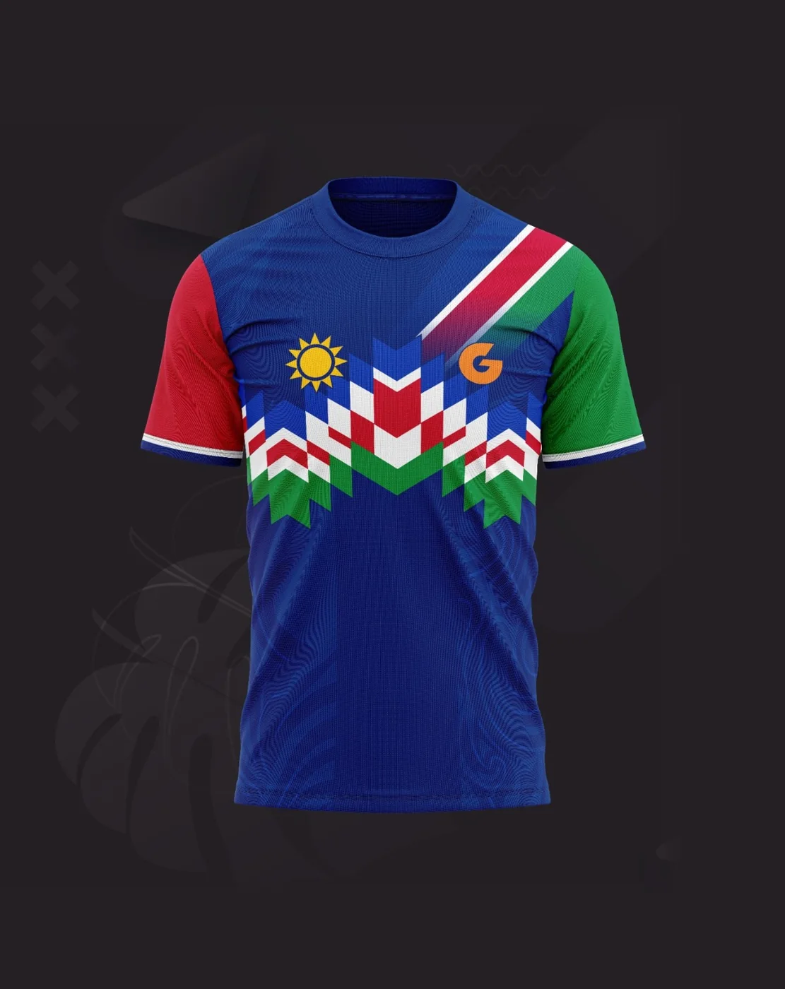 Chevron tee, Namibia collection