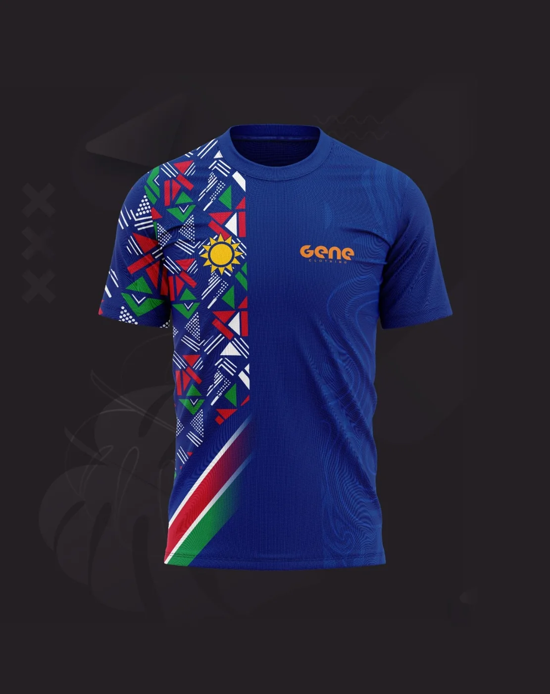 Geometric tee, Namibia collection