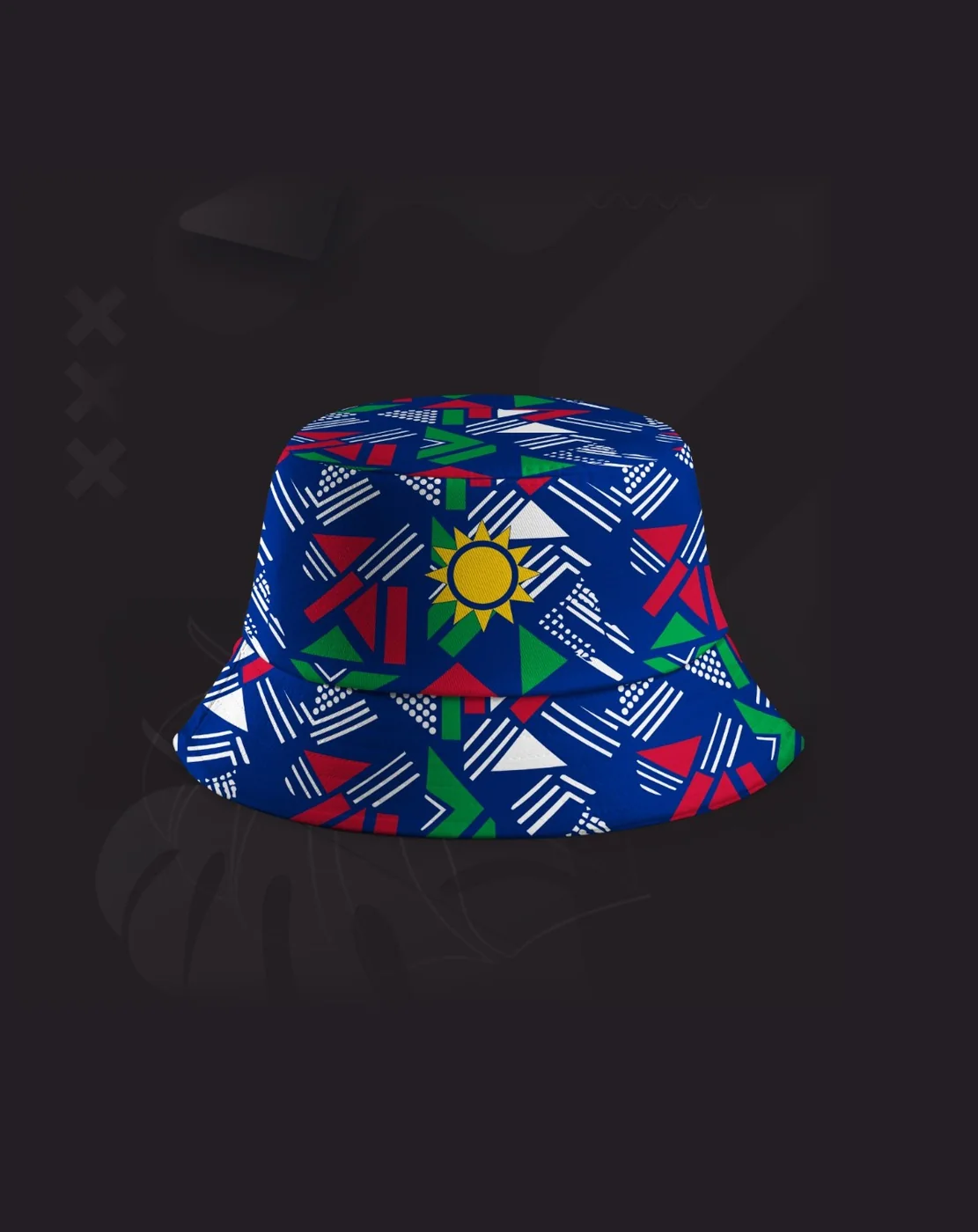 Pattern bucket hat, Namibia collection