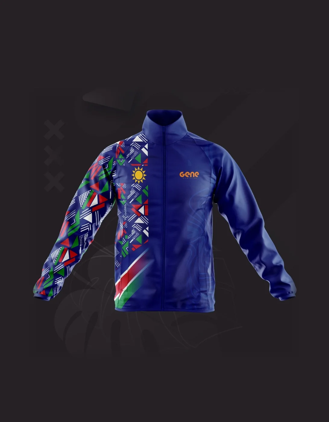 Pattern track jacket
