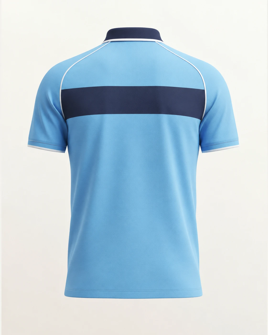 Coastal Colourblock Polo, back view