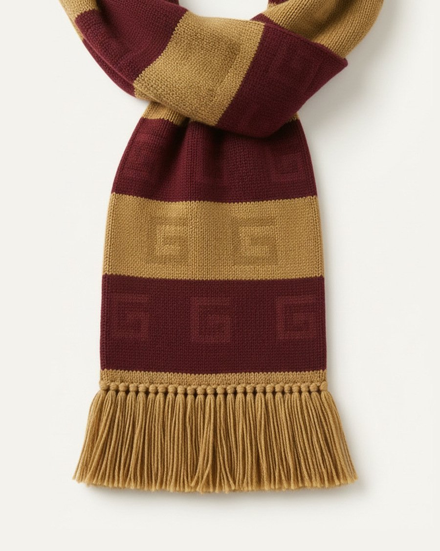 Stadium Supporter Scarf, fabric texture detail