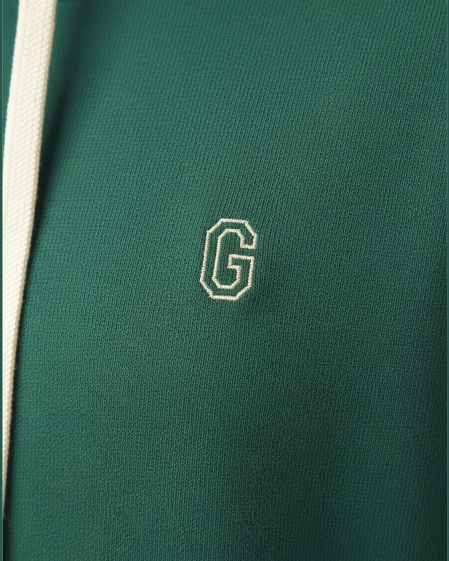 Varsity Pullover Hoodie, Original, fabric texture detail