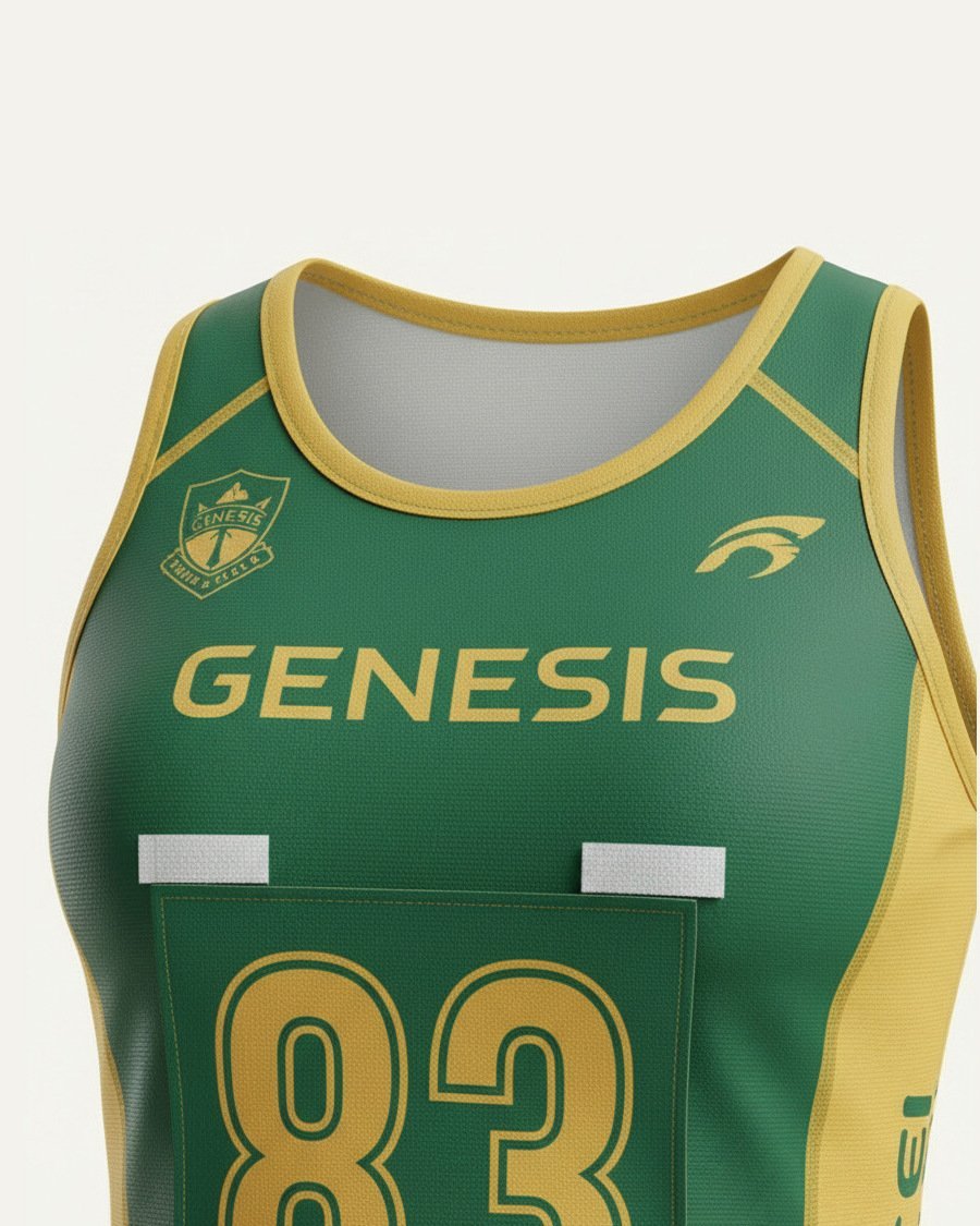 Summit Netball Dress, construction and finishing detail