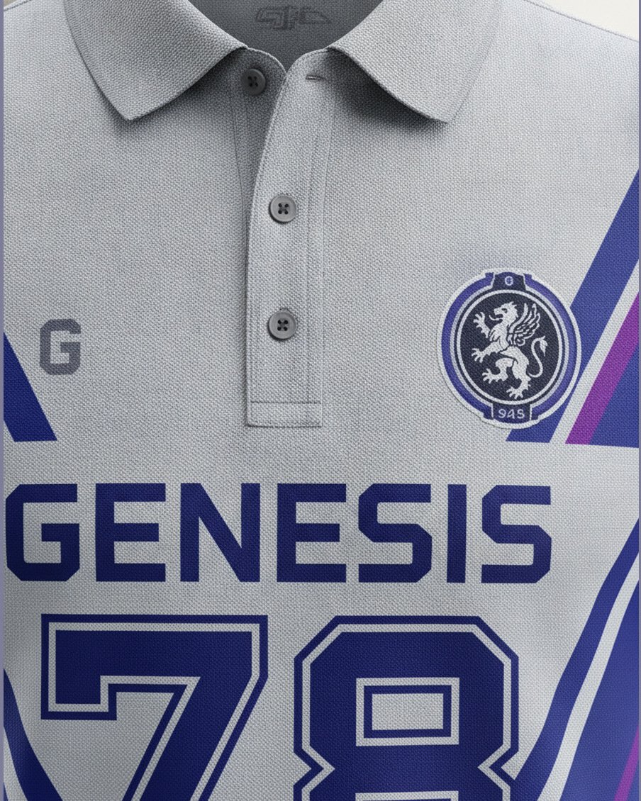 Club Cotton Polo, construction and finishing detail