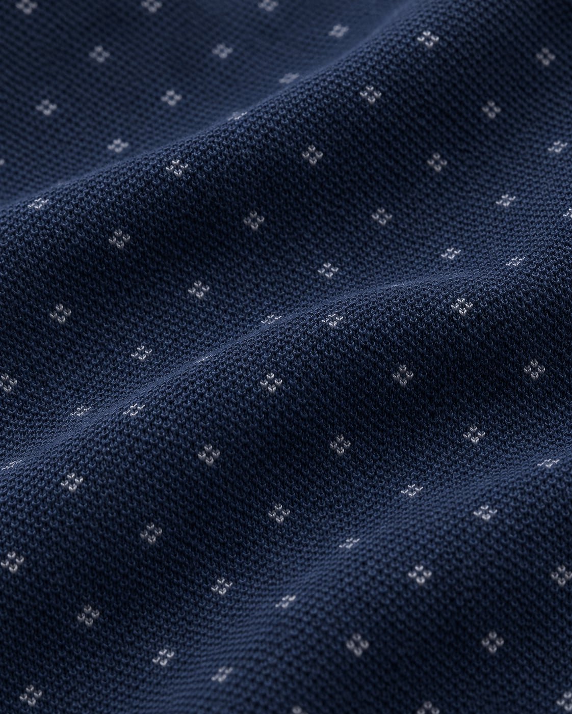 Fairway Jacquard Polo, fabric texture detail