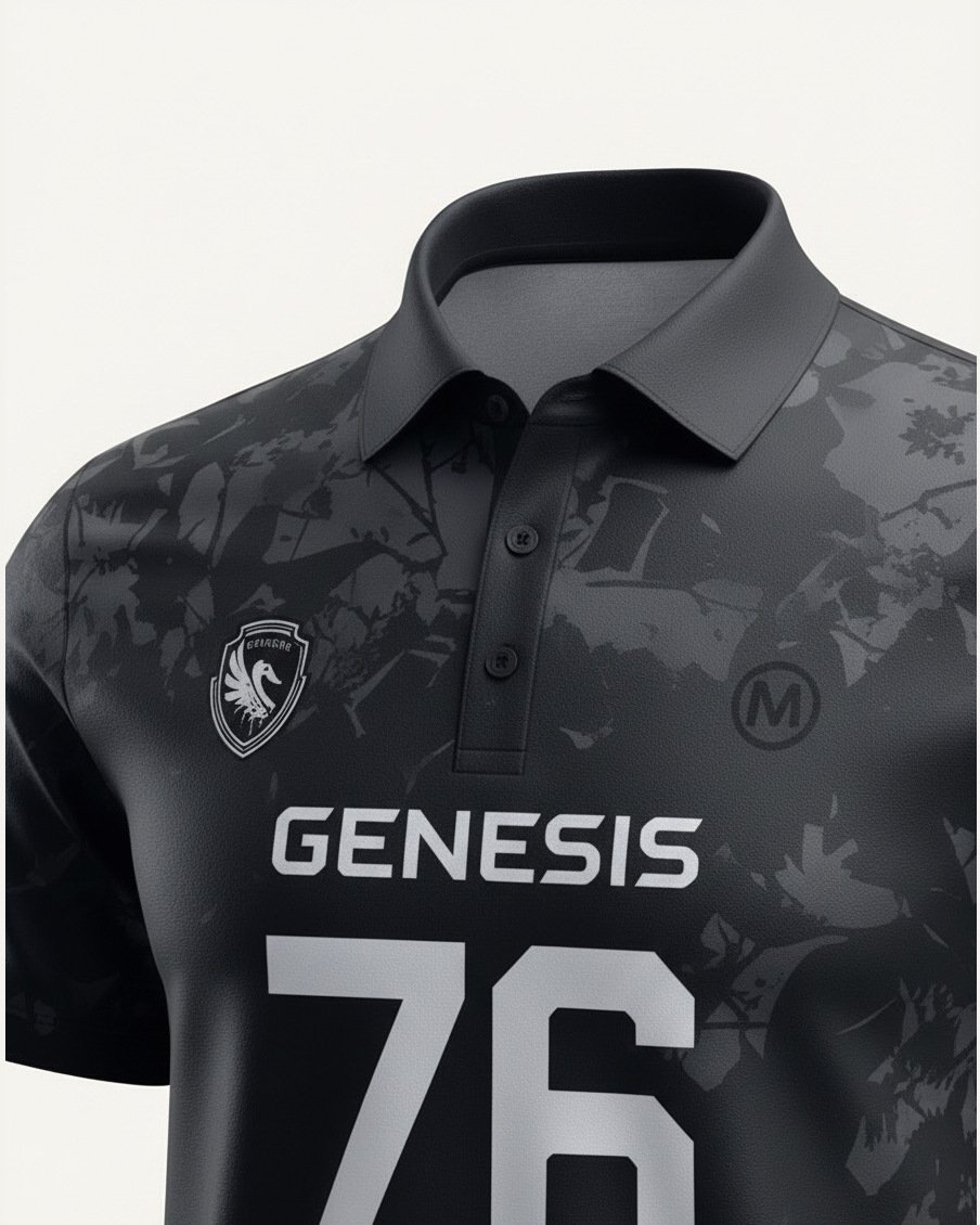 Ice Silk Polo, construction and finishing detail