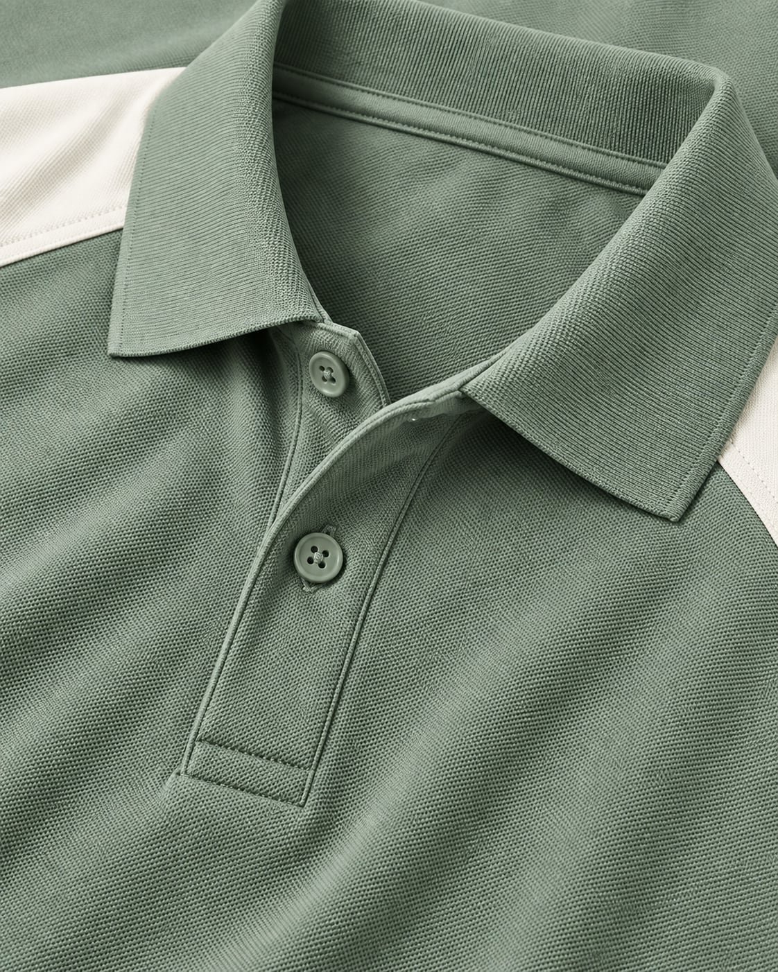 Links Raglan Polo, construction and finishing detail
