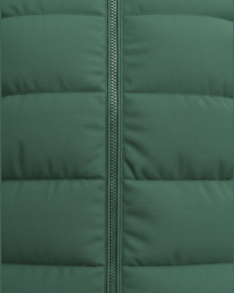 Puffer Vest, fabric texture detail