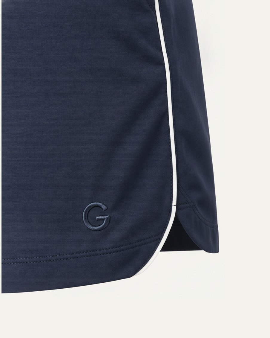 Ace Court Shorts, construction and finishing detail