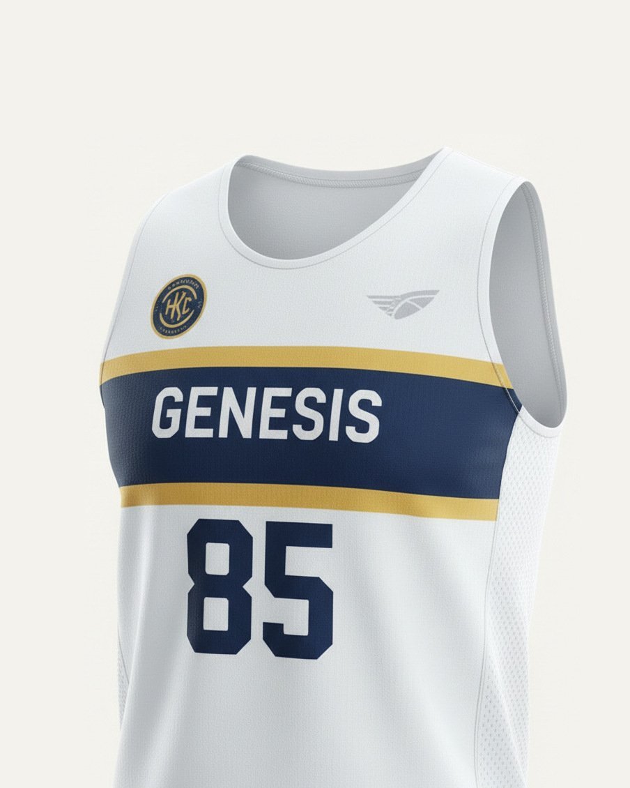 Club Running Singlet, construction and finishing detail