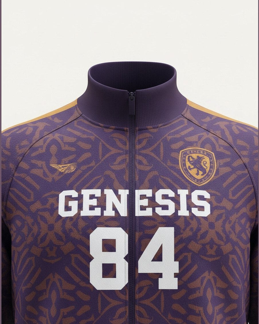 Podium Track Jacket, construction and finishing detail
