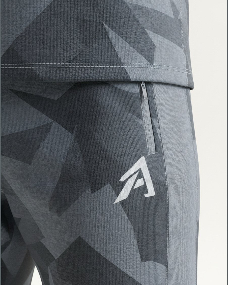 Slate Training Pants, fabric texture detail