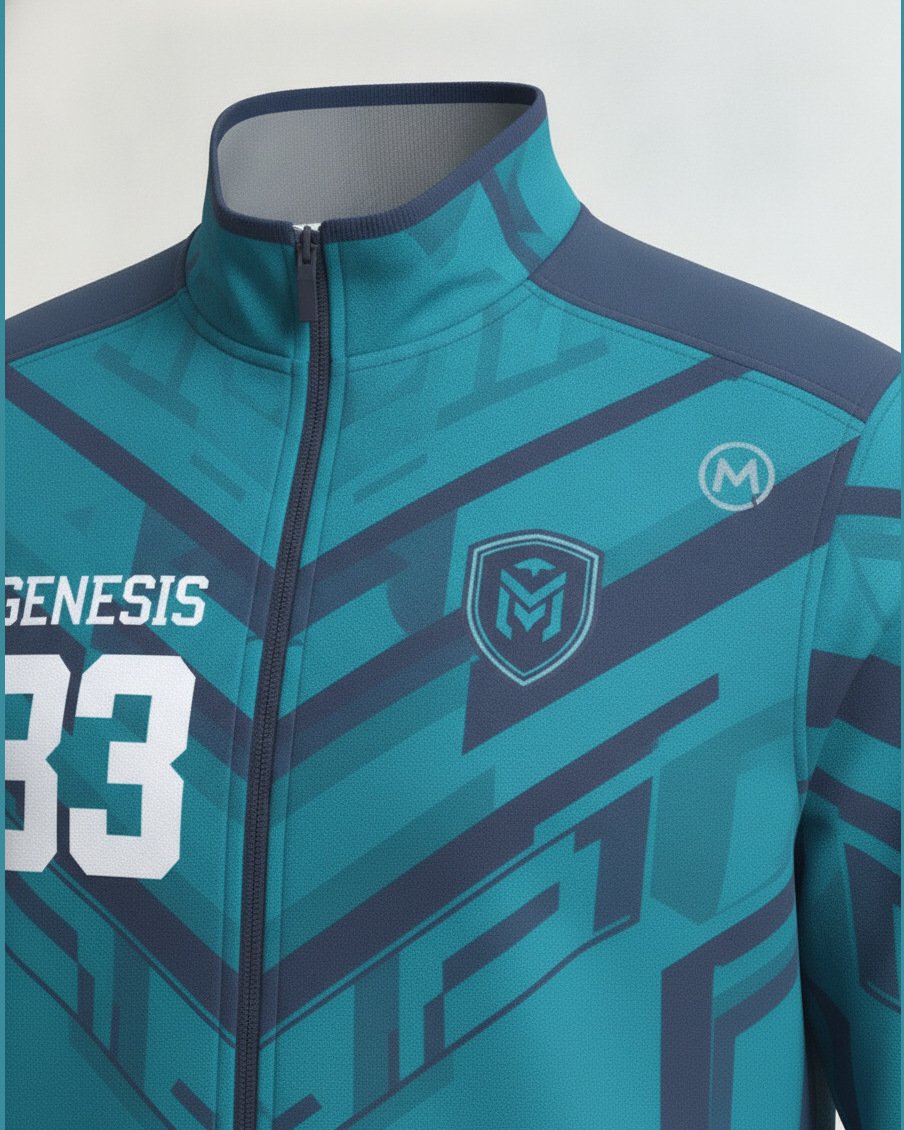 Velocity Track Jacket, construction and finishing detail