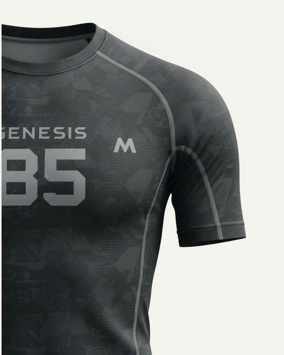 Compression Base Tee, construction and finishing detail