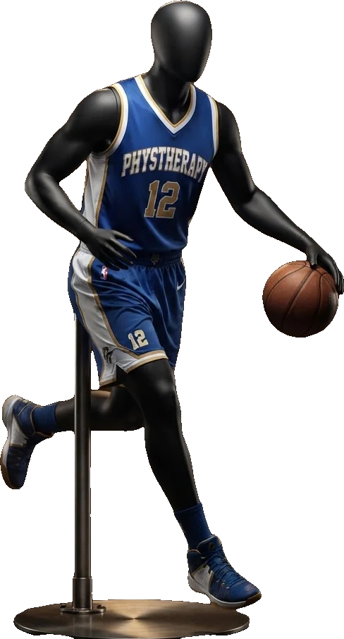 Court Blue Basketball Set