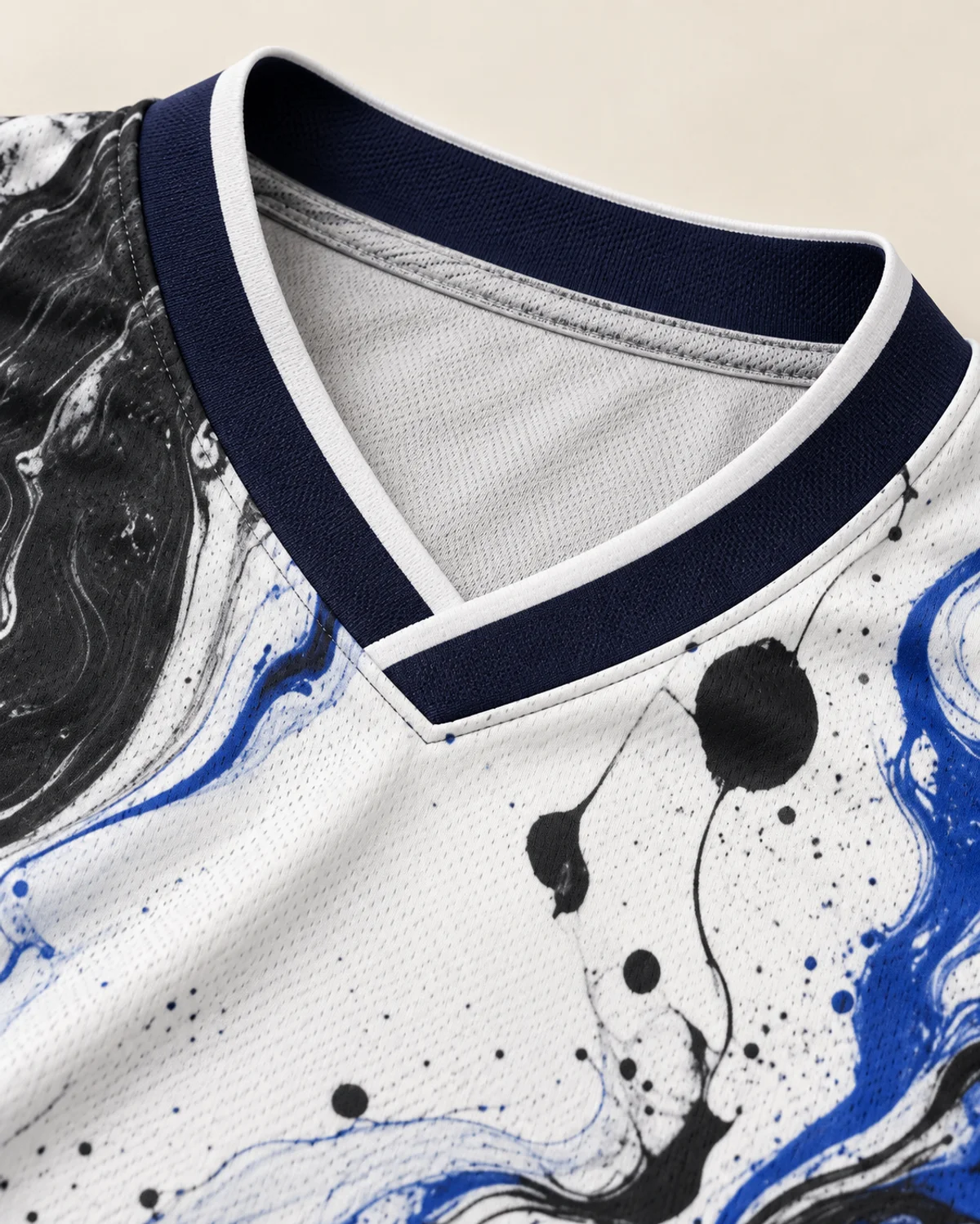 Marble Strike Jersey, garment detail